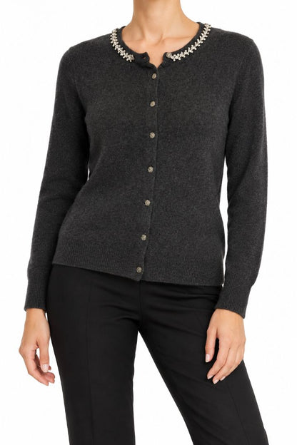 Elie Tahari beaded sweater