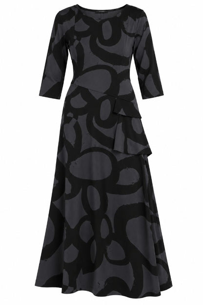 Porto geometric shift dress