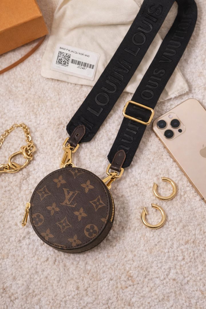 Louis Vuitton Brown Monogram Round Coin Purse Set